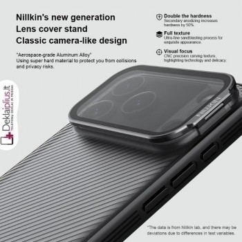 Nillkin Camshield Prop dėklas su kameros apsauga - pilkas (Apple Iphone 17 Pro/Iphone 18 Pro) Nillkin Camshield Prop dėklas su kameros apsauga - pilkas (Apple Iphone 17 Pro/Iphone 18 Pro)